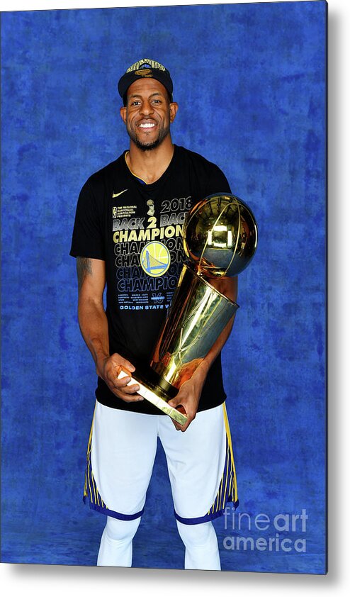 Andre Iguodala Metal Print featuring the photograph Andre Iguodala #1 by Jesse D. Garrabrant