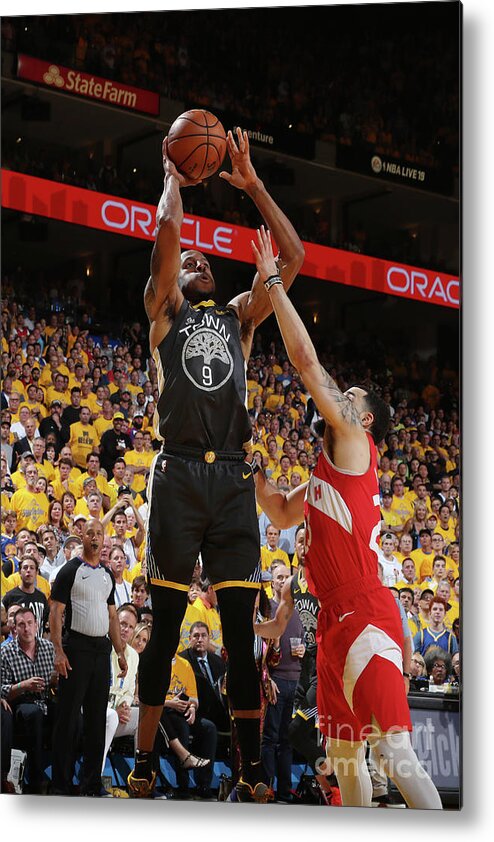 Andre Iguodala Metal Print featuring the photograph Andre Iguodala #1 by Nathaniel S. Butler