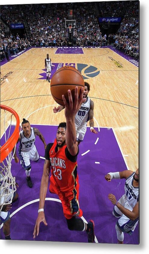 Nba Pro Basketball Metal Print featuring the photograph Anthony Davis by Rocky Widner