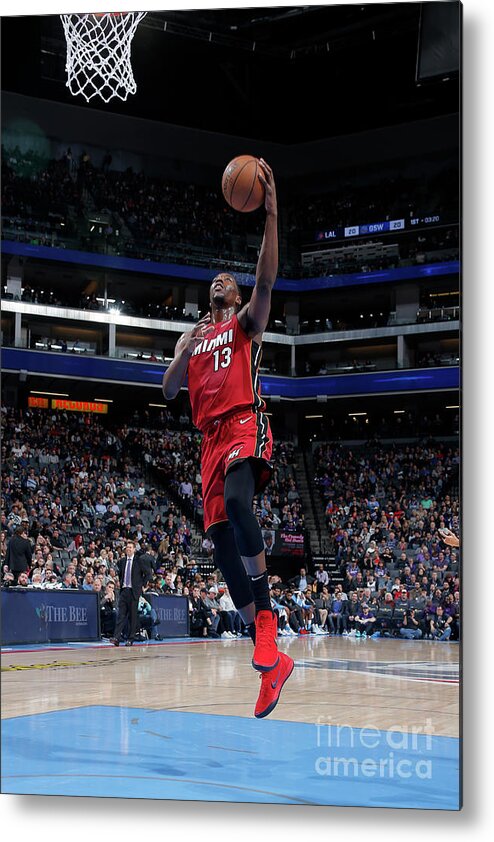 Bam Adebayo Metal Print featuring the photograph Bam Adebayo #1 by Rocky Widner