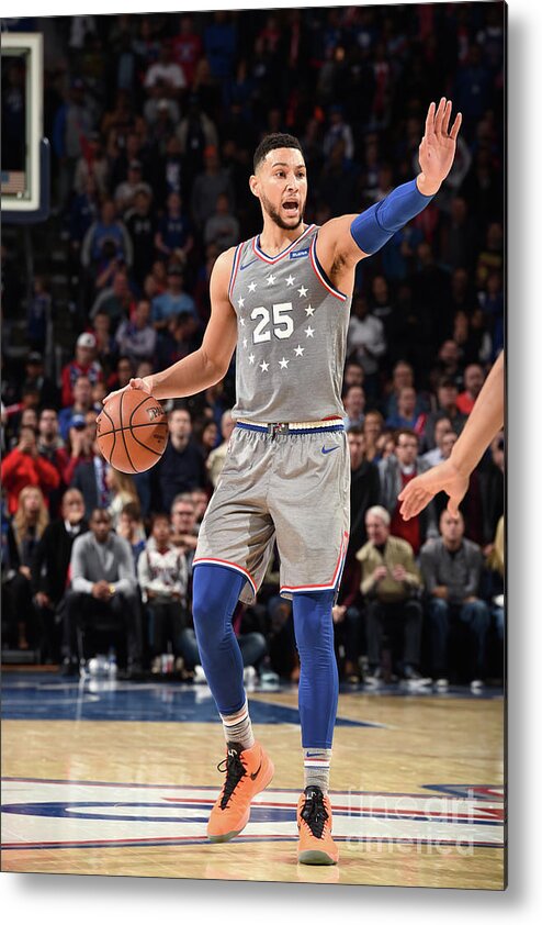 Ben Simmons Metal Print featuring the photograph Ben Simmons by David Dow