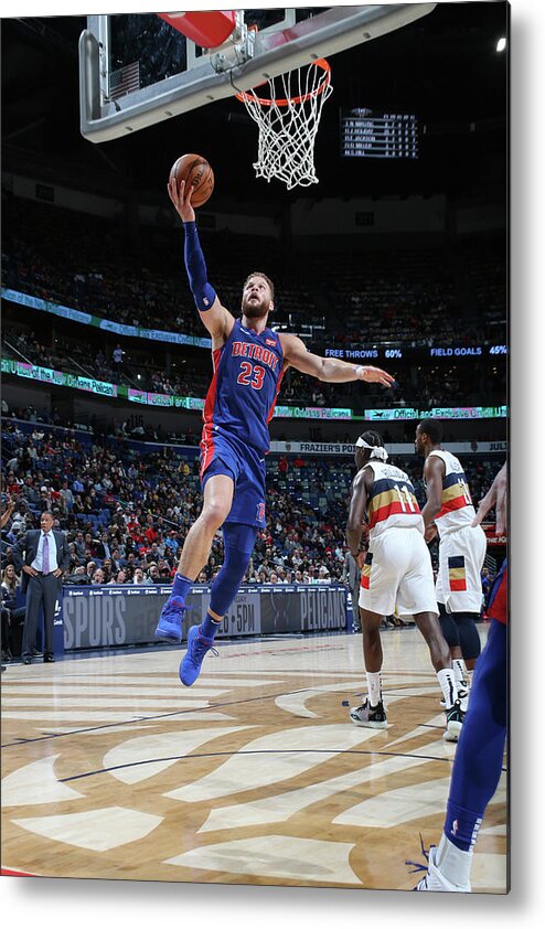 Smoothie King Center Metal Print featuring the photograph Blake Griffin by Layne Murdoch Jr.
