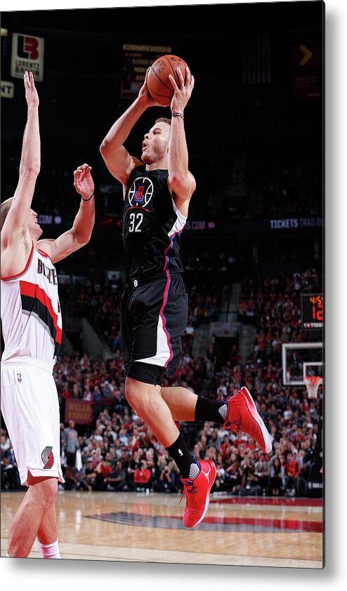 Blake Griffin Metal Print featuring the photograph Blake Griffin by Sam Forencich