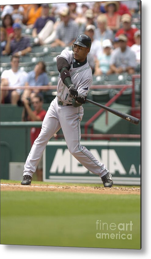 American League Baseball Metal Print featuring the photograph Carl Ray #1 by John Williamson