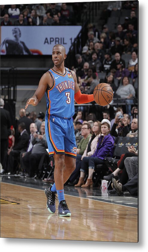 Chris Paul Metal Print featuring the photograph Chris Paul by Rocky Widner