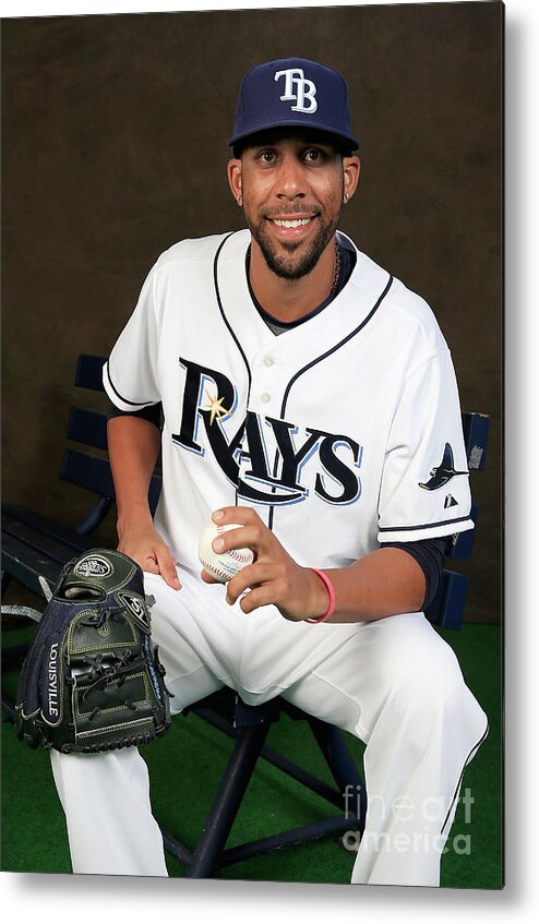 Media Day Metal Print featuring the photograph David Price by Rob Carr