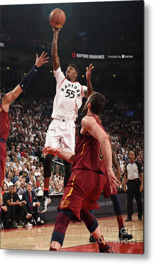 Playoffs Metal Print featuring the photograph Delon Wright by Ron Turenne
