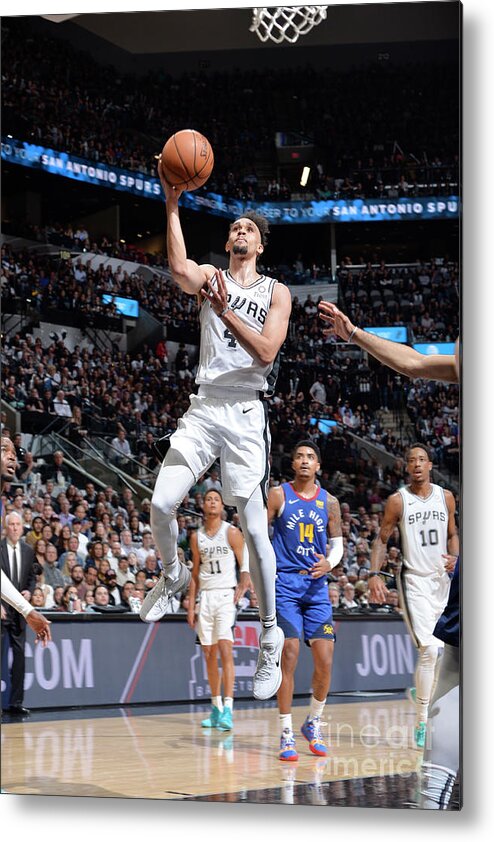 Playoffs Metal Print featuring the photograph Derrick White by Mark Sobhani