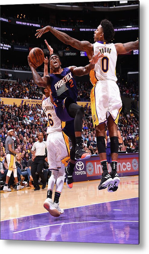 Eric Bledsoe Metal Print featuring the photograph Eric Bledsoe by Andrew D. Bernstein