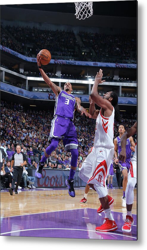 Nba Pro Basketball Metal Print featuring the photograph George Hill by Rocky Widner