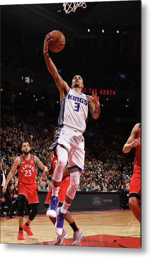 Nba Pro Basketball Metal Print featuring the photograph George Hill by Ron Turenne