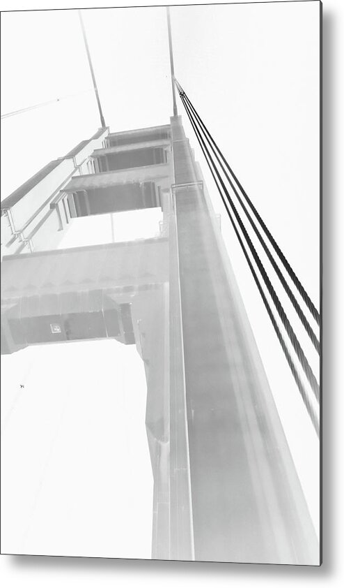 Golden Gate Bridge North Tower Metal Print featuring the photograph Golden Gate Bridge North Tower #1 by Mark Norman