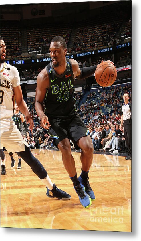 Smoothie King Center Metal Print featuring the photograph Harrison Barnes by Layne Murdoch