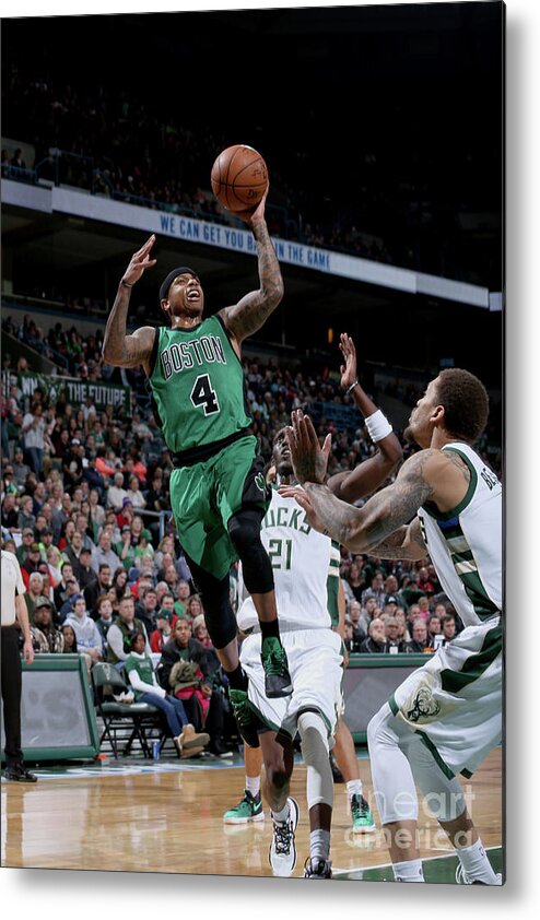 Nba Pro Basketball Metal Print featuring the photograph Isaiah Thomas by Gary Dineen