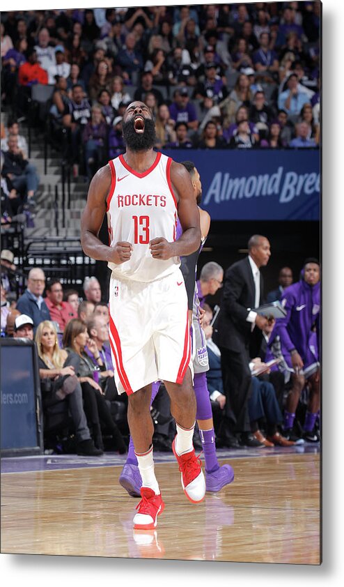 James Harden Metal Print featuring the photograph James Harden #1 by Rocky Widner