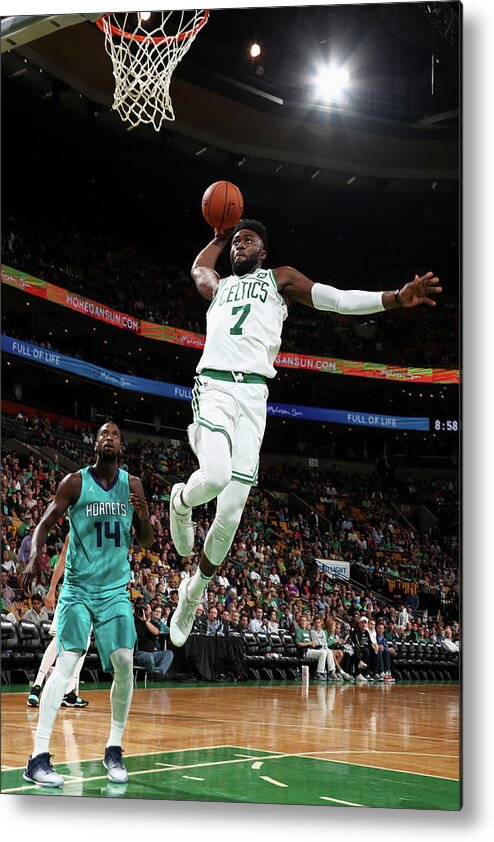 Nba Pro Basketball Metal Print featuring the photograph Jaylen Brown by Nathaniel S. Butler