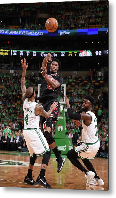 Jimmy Butler Metal Print featuring the photograph Jimmy Butler by Brian Babineau