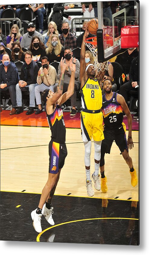Justin Holiday Metal Print featuring the photograph Justin Holiday by Barry Gossage