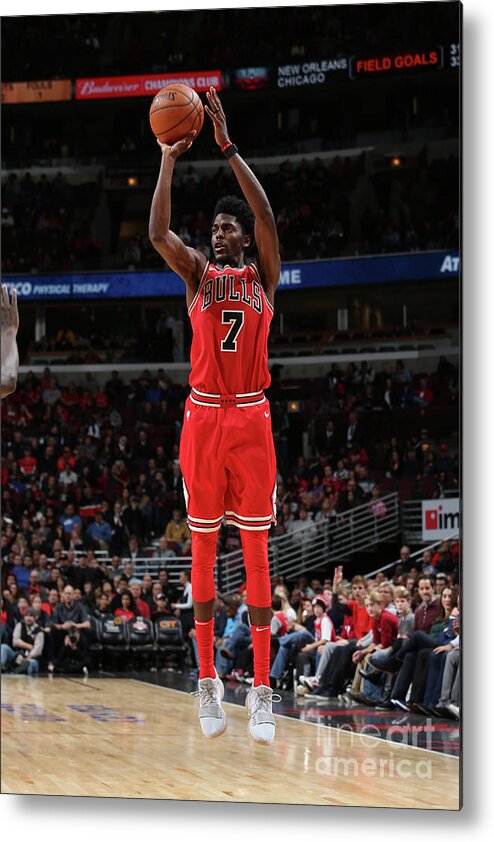 Nba Pro Basketball Metal Print featuring the photograph Justin Holiday by Gary Dineen