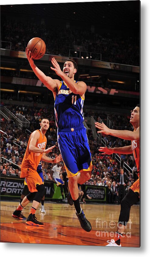 Nba Pro Basketball Metal Print featuring the photograph Klay Thompson by Barry Gossage