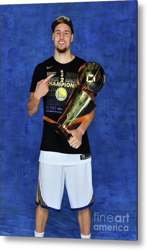 Playoffs Metal Print featuring the photograph Klay Thompson by Jesse D. Garrabrant