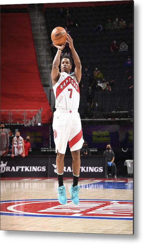 Kyle Lowry Metal Print featuring the photograph Kyle Lowry by Chris Schwegler