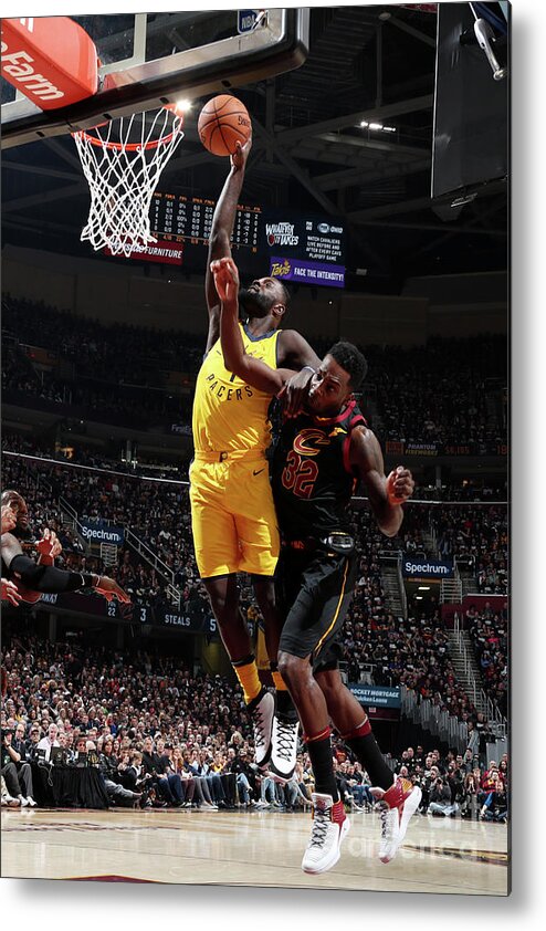 Lance Stephenson Metal Print featuring the photograph Lance Stephenson #1 by Nathaniel S. Butler