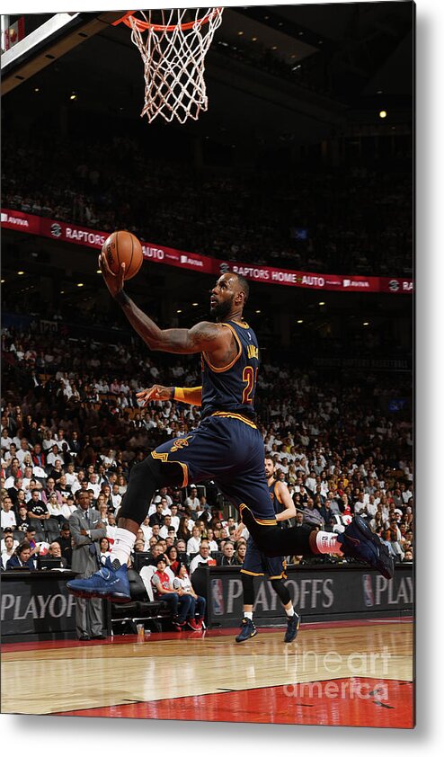 Lebron James Metal Print featuring the photograph Lebron James #1 by Ron Turenne