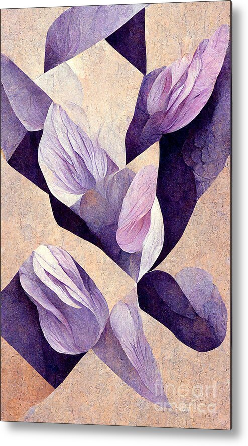 Lilac Metal Print featuring the digital art Lilac #1 by Sabantha