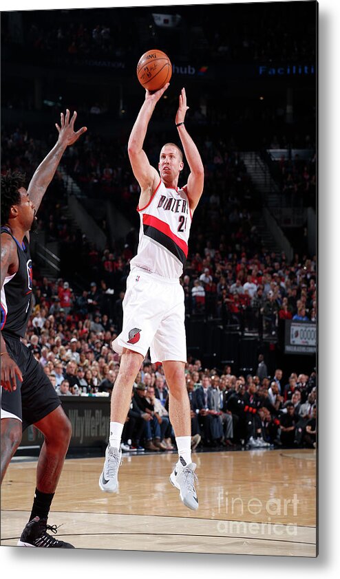 Mason Plumlee Metal Print featuring the photograph Mason Plumlee #1 by Sam Forencich