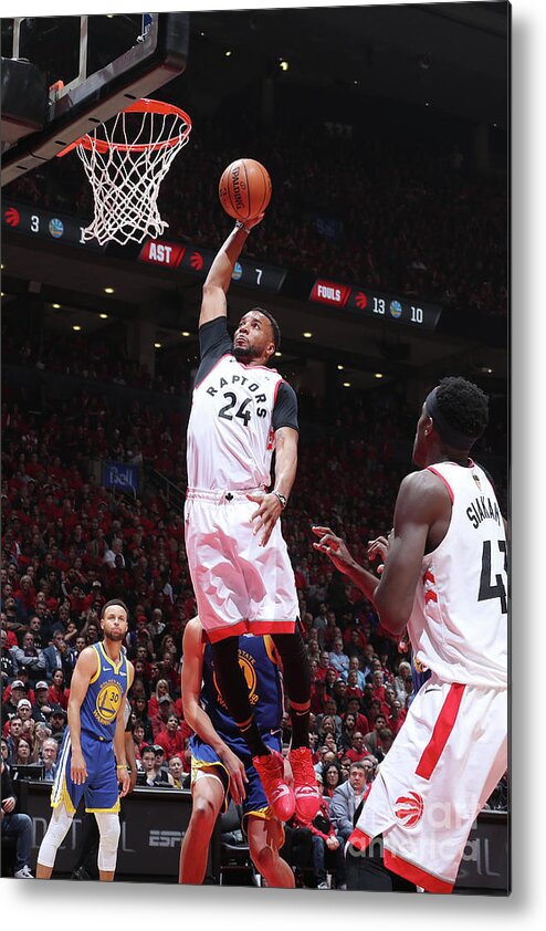 Playoffs Metal Print featuring the photograph Norman Powell by Nathaniel S. Butler