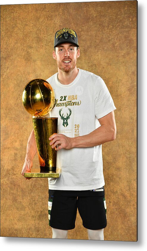 Playoffs Metal Print featuring the photograph Pat Connaughton by Jesse D. Garrabrant