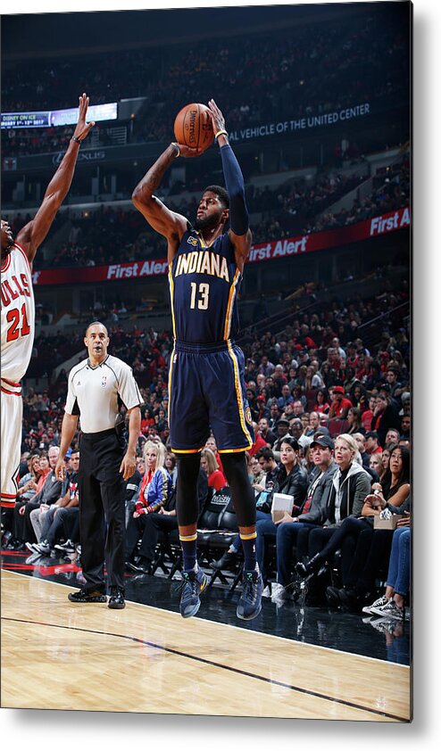 Paul George Metal Print featuring the photograph Paul George #1 by Joe Robbins