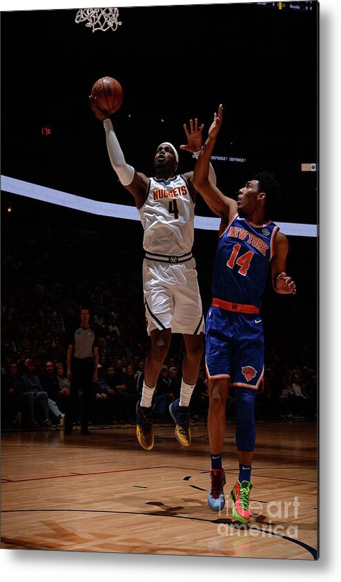 Nba Pro Basketball Metal Print featuring the photograph Paul Millsap by Bart Young
