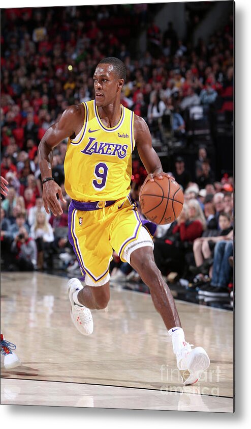 Nba Pro Basketball Metal Print featuring the photograph Rajon Rondo by Sam Forencich