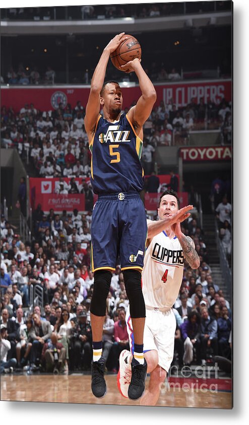 Playoffs Metal Print featuring the photograph Rodney Hood by Andrew D. Bernstein