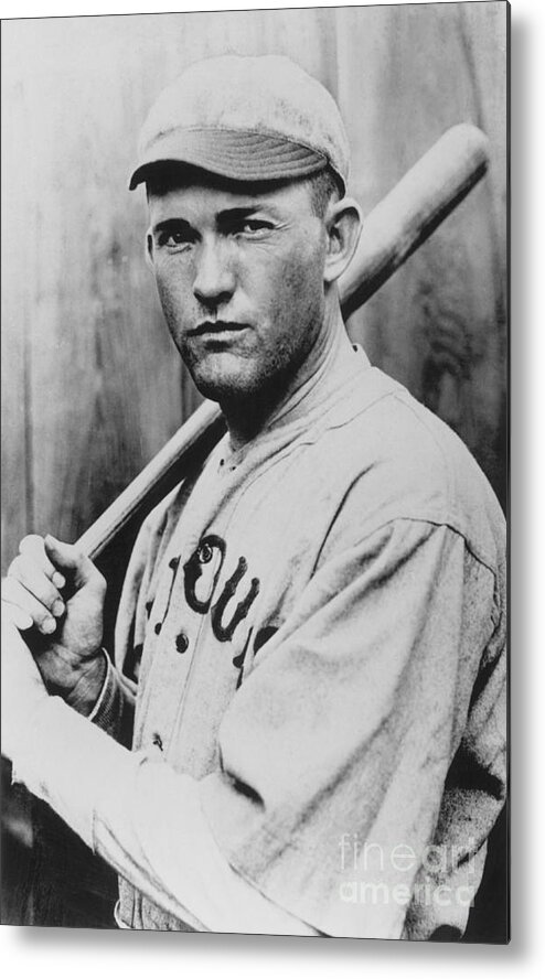 St. Louis Cardinals Metal Print featuring the photograph Rogers Hornsby #1 by National Baseball Hall Of Fame Library