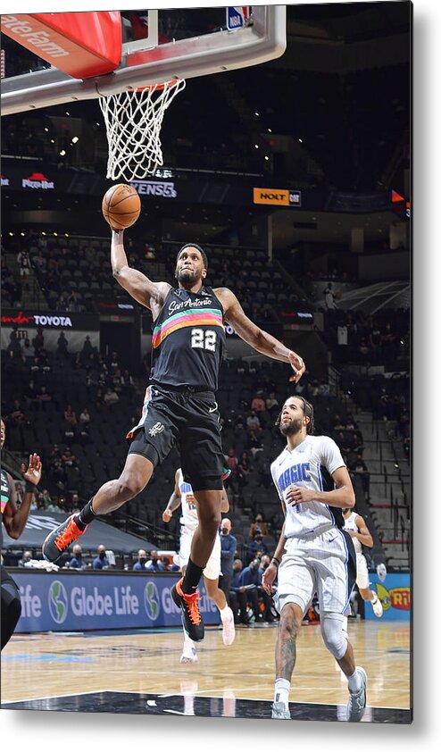 Nba Pro Basketball Metal Print featuring the photograph Rudy Gay by Logan Riely