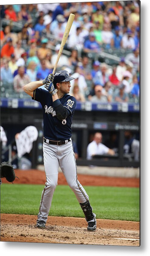 People Metal Print featuring the photograph Ryan Braun by Al Bello