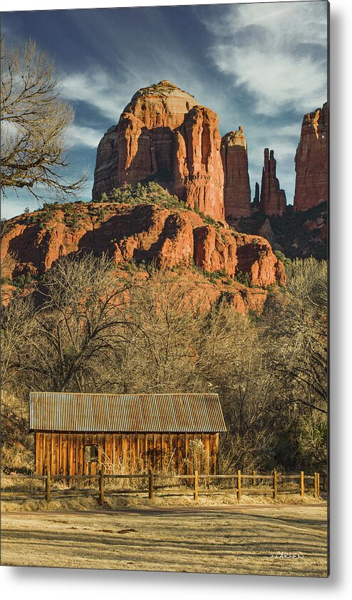 Arizona Metal Print featuring the photograph Sedona Homestead #1 by Jim Carlen