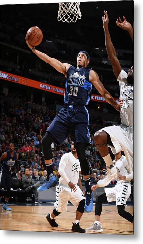 Seth Curry Metal Print featuring the photograph Seth Curry #1 by Garrett Ellwood