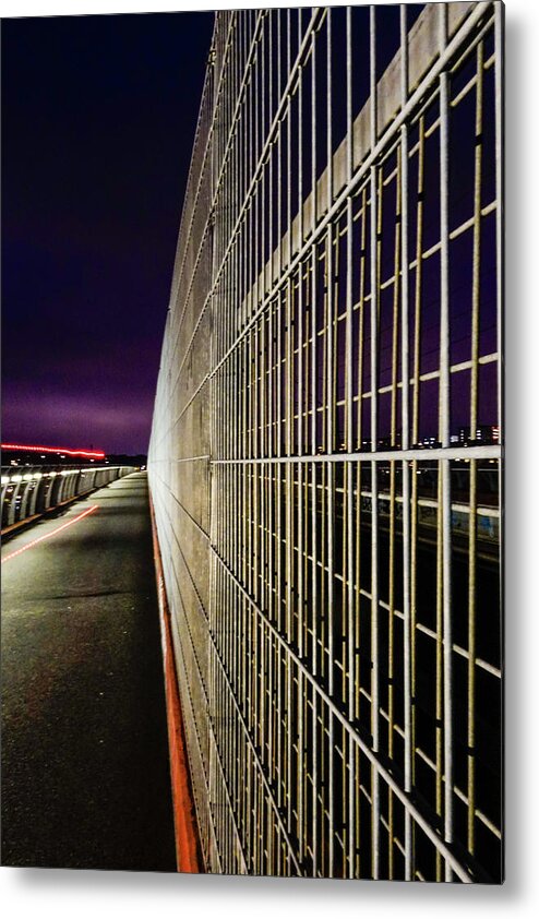 Nordic Metal Print featuring the photograph Stockholm night #1 by Alexander Farnsworth