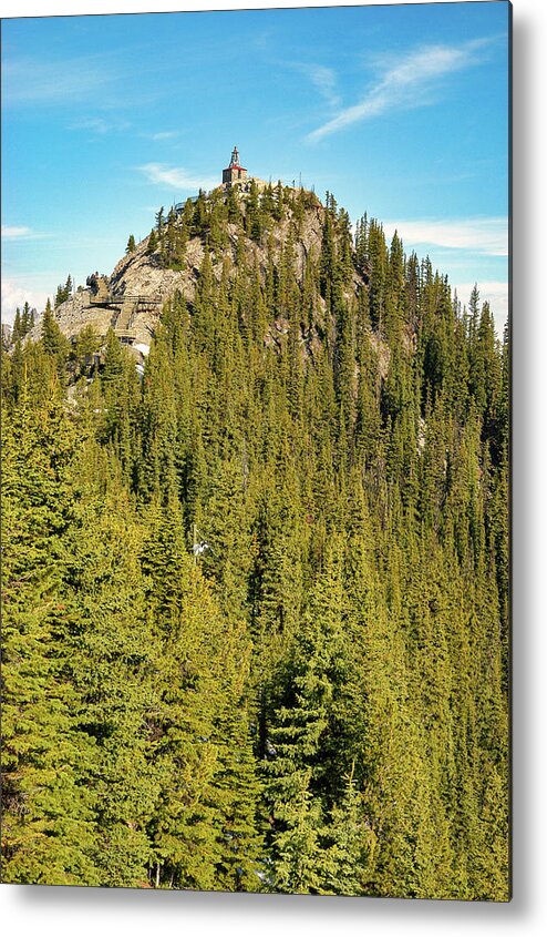 3x2 Metal Print featuring the photograph Sulphur Mountain, Banff, Canada #1 by Mark Llewellyn