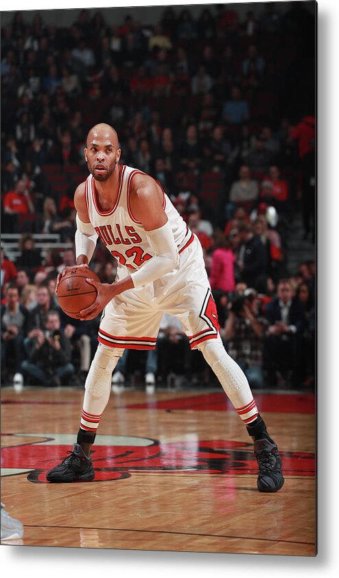 Taj Gibson Metal Print featuring the photograph Taj Gibson #1 by Jeff Haynes