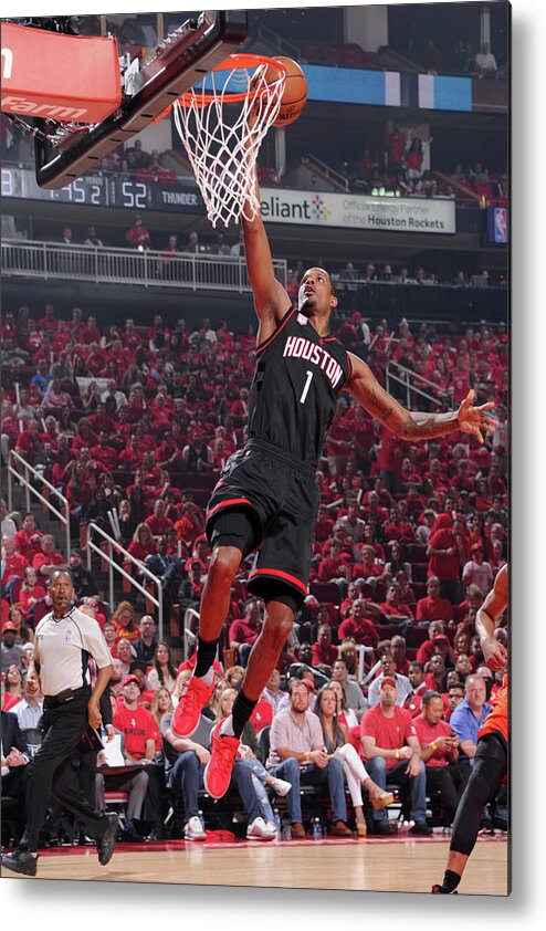 Playoffs Metal Print featuring the photograph Trevor Ariza by Bill Baptist
