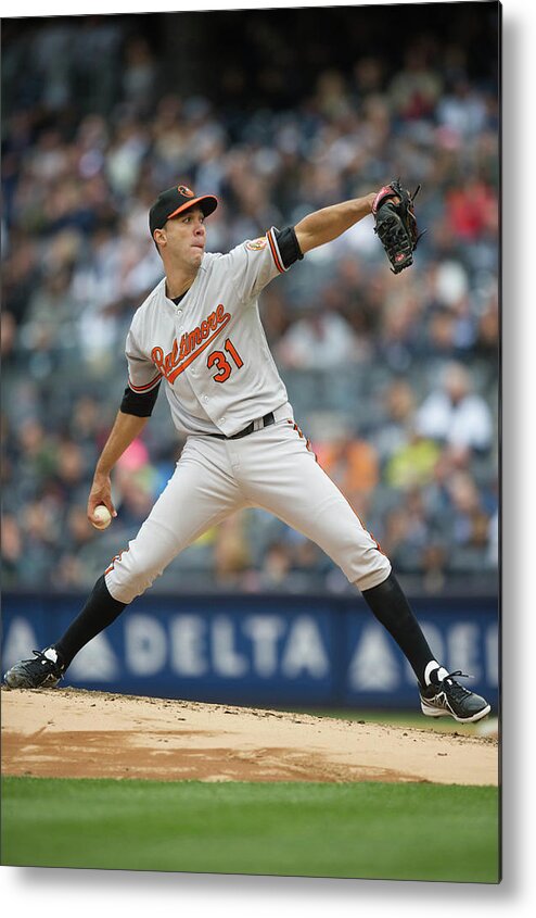 East Metal Print featuring the photograph Ubaldo Jimenez #1 by Rob Tringali