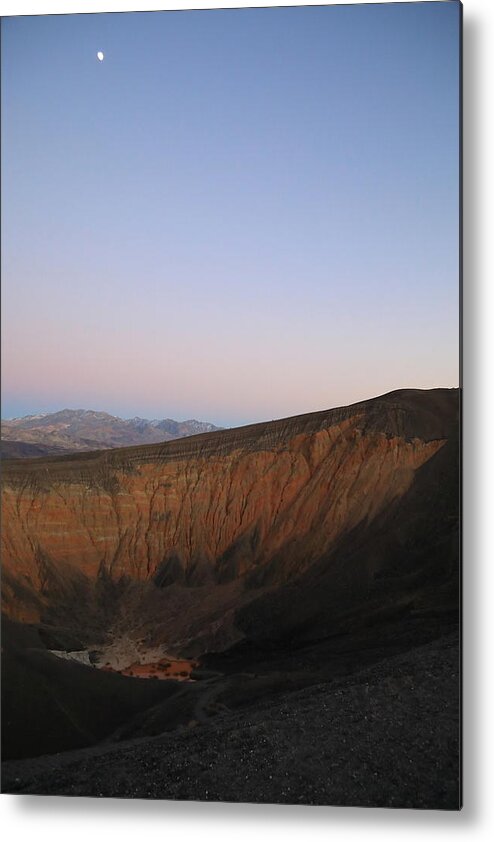 California Metal Print featuring the photograph Ubehebe Crater #1 by Jonathan Babon