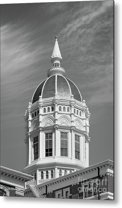 University Of Missouri Metal Print featuring the photograph University of Missouri Columbia Jesse Hall #1 by University Icons