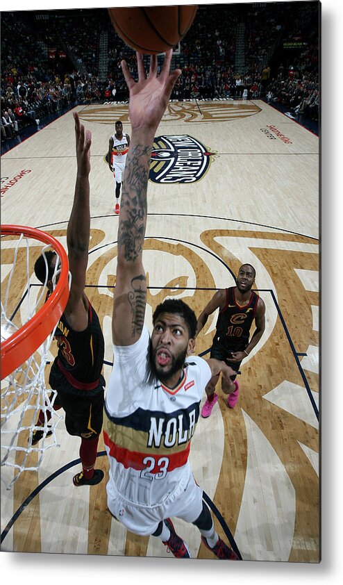 Smoothie King Center Metal Print featuring the photograph Anthony Davis by Layne Murdoch Jr.
