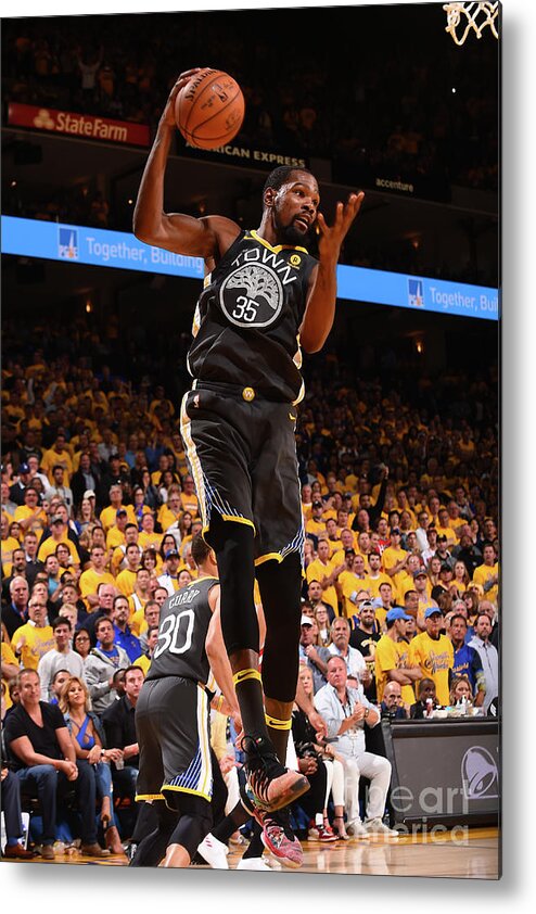 Playoffs Metal Print featuring the photograph Kevin Durant by Noah Graham